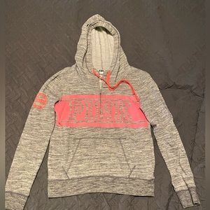 Like brand new Pink Victoria’s Secret size small half zip hoodie .